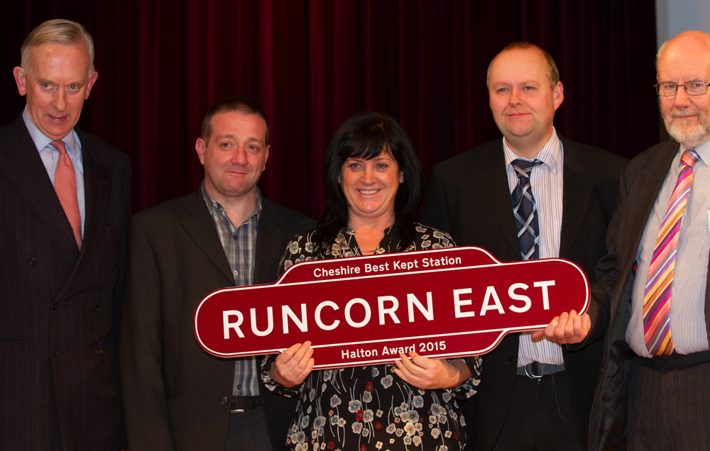 Runcorn East win the Halton Award 2015